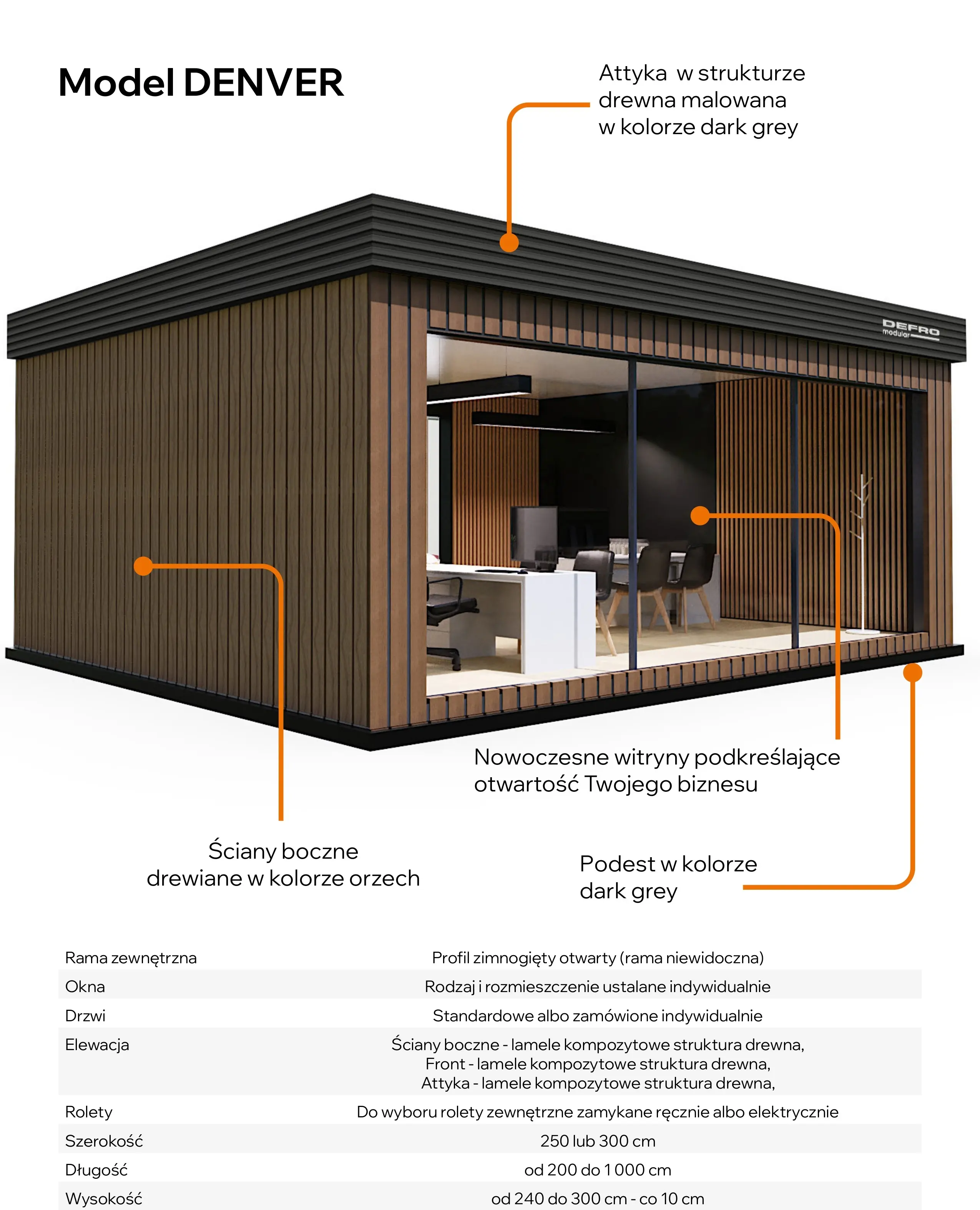 Pawilon modułowy DENVER